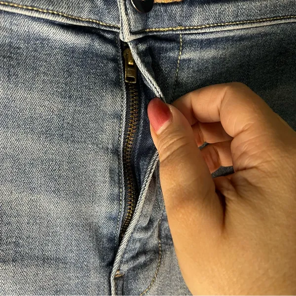 Carve Designs‎ Portland Wide Leg Crop Side Buckles Organic Cotton Denim Jeans - Image 6
