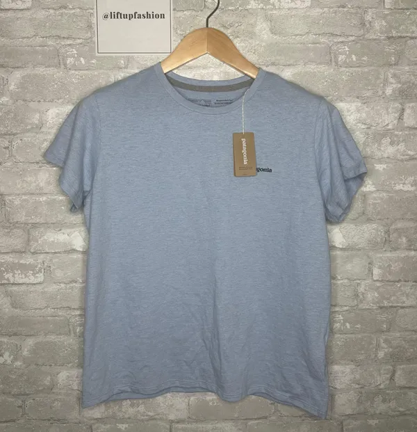 Women's P-6 Logo Responsibili Tee NWT Size XS (Steam Blue) #37567 - Image 3