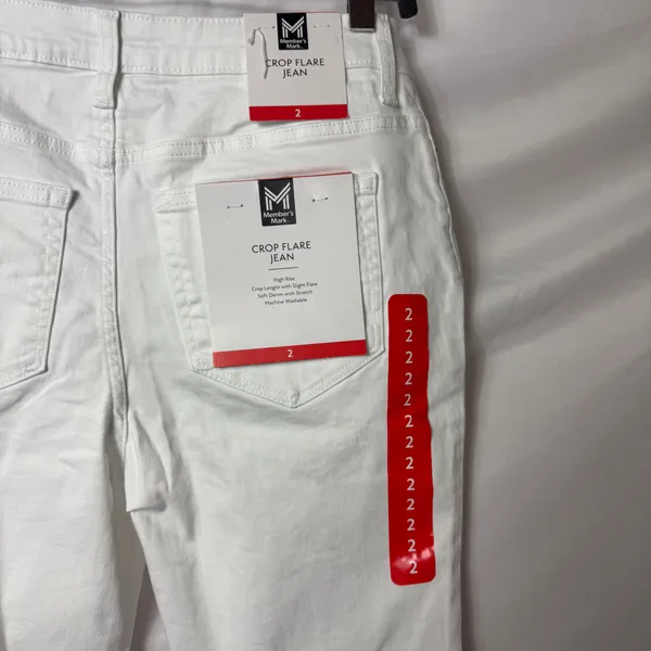 White capris pants members mark - Image 4