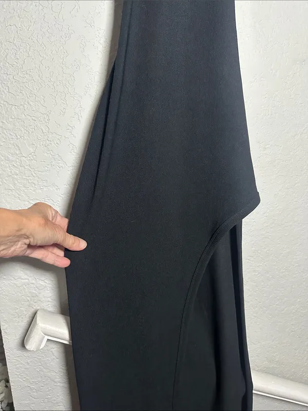Superdown Revolve High Slit Criss Cross Maxi Dress Open Back Sexy Evening Event - Image 9