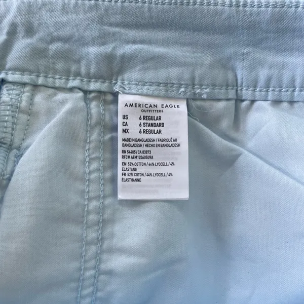 American Eagle Light Baby Blue Pastel Pleated Tennis Skirt Size 6 NWT - Image 3