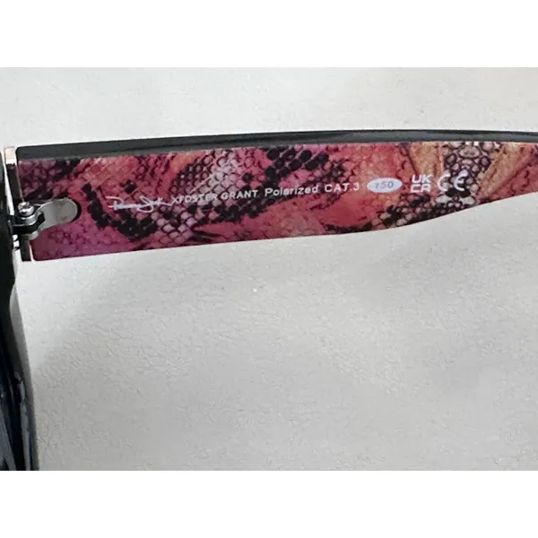 Panama Jack x Foster Grant Black Polarized Cat Eye Sunglasses - Image 4