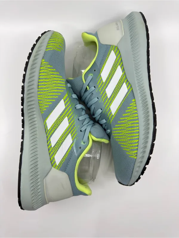 Adidas Solar Blaze Women's Running Shoes In Ash Grey and Hi-Res Yellow SZ 7.5 - Image 7