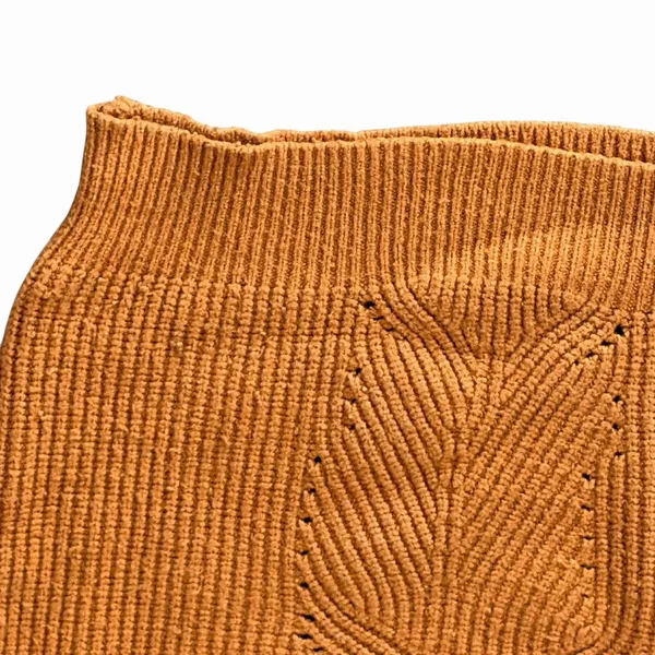 Lumiere Anthropologie Women's Size Large Cable Knit Sweater Cropped Long Sleeve - Image 3
