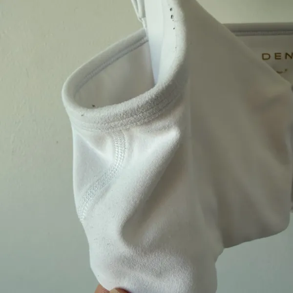 Aritzia Golden BUTTER Hold Tight Bra Top Bright White Size M - Image 6