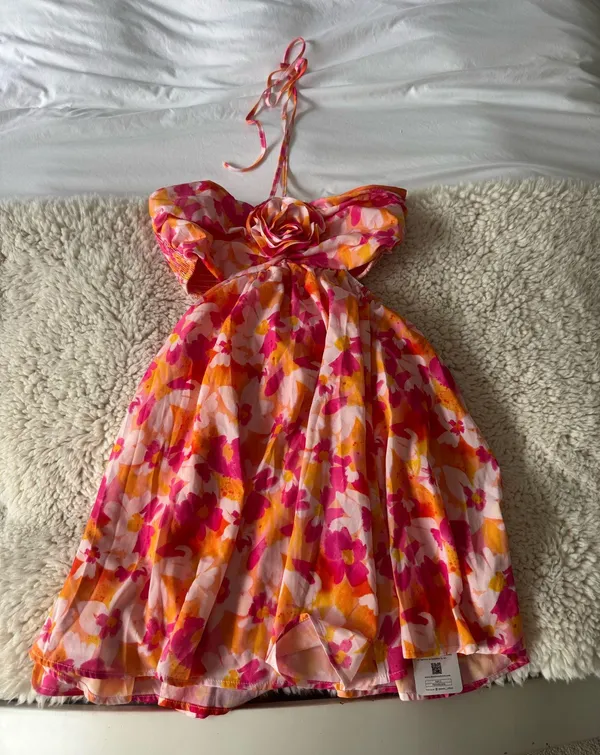 Boutique Floral sunset flowy dress - Image 5