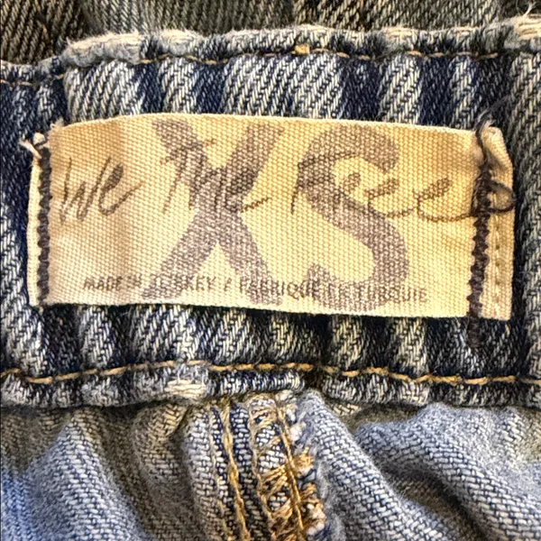 We The Free All Star Cargo Pull On Button Fly Baggy Jeans Size XS - Image 7