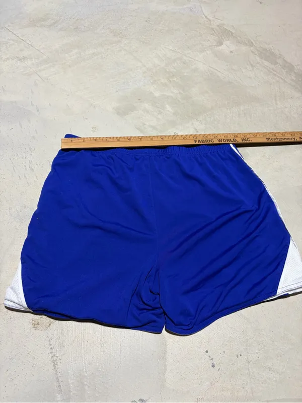 Nike y2k Women's Blue Athletic Shorts medium - Image 7