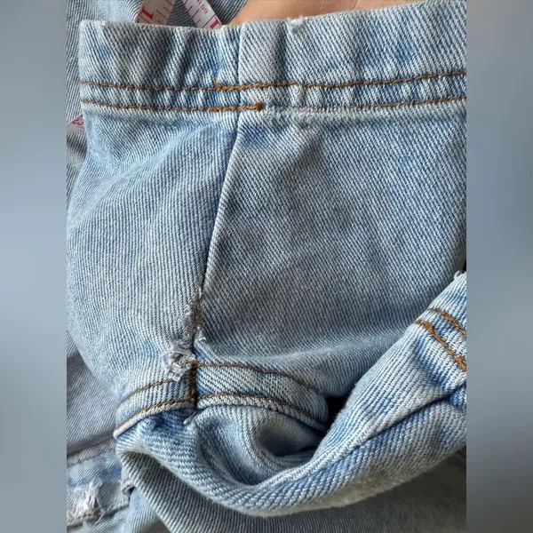 Vintage RIO‎ High-Waisted Denim Shorts – Size 11 - Image 11