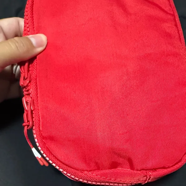 Fabletics Red Zip Travel Pouch Bag | New With Tags - Image 10