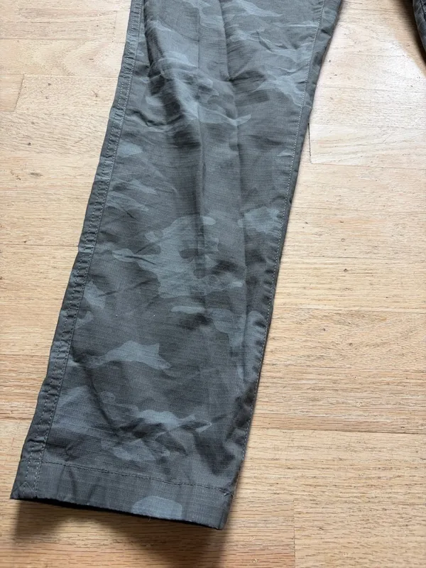Vuori Ripstop Camo Pants Womens Large Green Preppy Outdoor Casual Straight Leg - Image 4