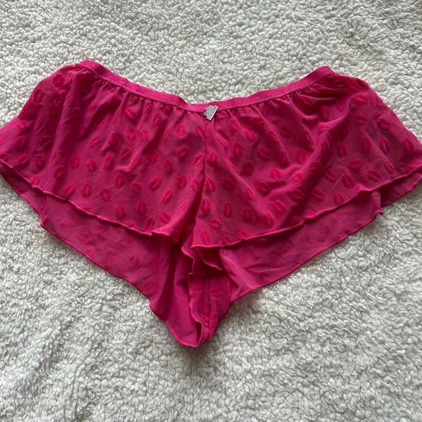 NWT Paris Hilton Pink mesh lounge set Size M - Image 5