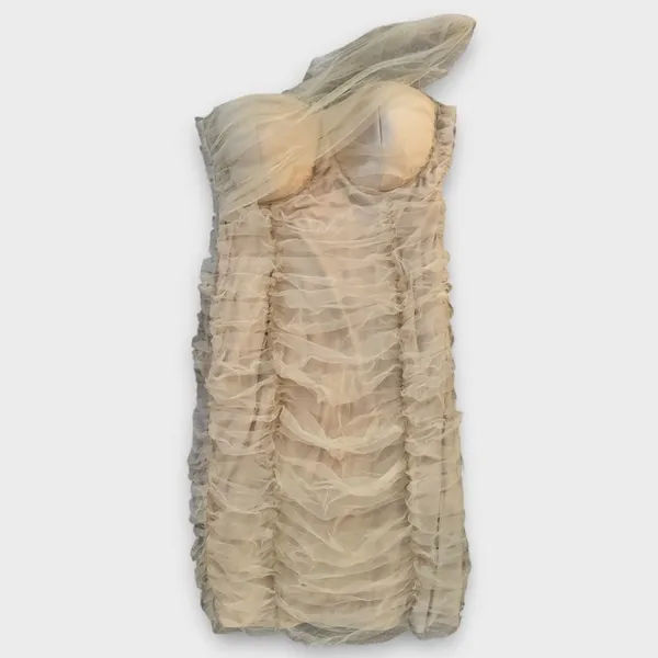 Lavish Lice NWT Ruched Off The Shoulder Sheath Dress Size UK/20, US/16 - Image 10