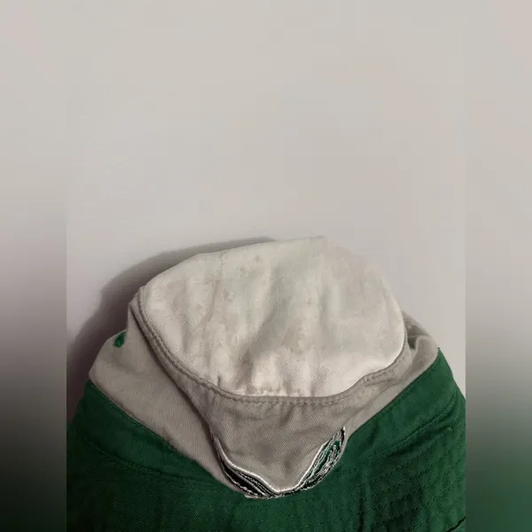 Mitchell & Ness Philadelphia Eagles Bucket Hat Throwback Hat Retro Gray Green - Image 6
