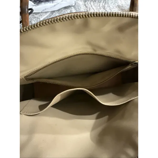 Vintage King Ranch Canvas Leather La Bolsa Bag‎ STAMPED JJ Kingsville Texas - Image 8