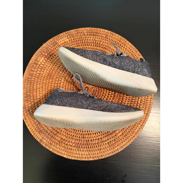 Allbirds Wool‎ Runners Charcoal Grey Heather Merino Wool Sneakers Womens 8 - Image 8