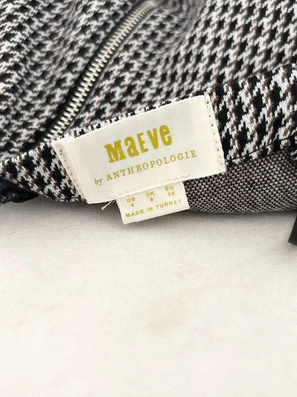 Anthropologie Maeve Houndstooth Knit Jumpsuit - Image 4