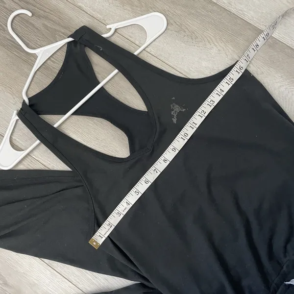 Vuori Lux Jumpsuit racerback sleeveless womens Black (small) athleisure casual - Image 2