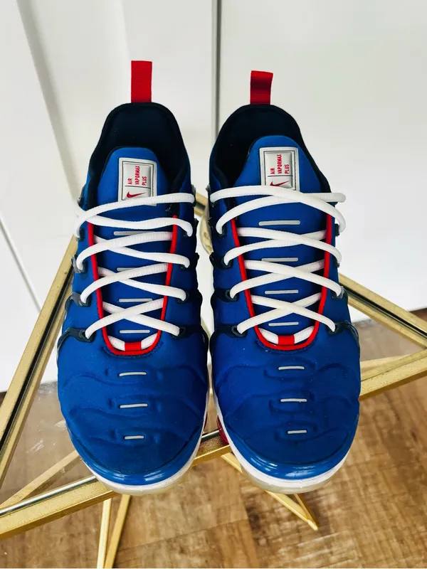 Nike Air Vapormax Plus Racer Blue/University Red-obsidian-white size 8M 9.5W - Image 4