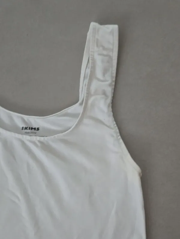 Skims White Soft Lounge Tank Size XS - Image 4