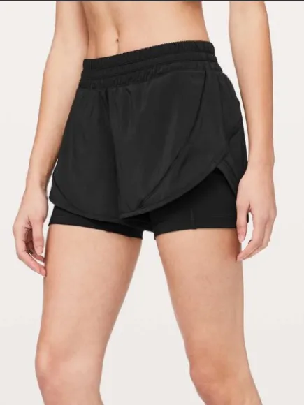 Lululemon Hotty Hot Squat Strong Shorts Lined Bike Biker Black - Image 2