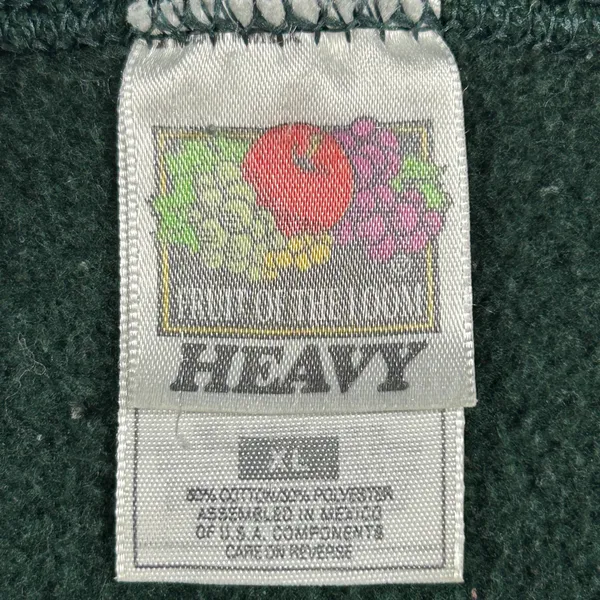 Vintage Fruit of the Loom San Francisco Embroidered Sweatshirt XL Green - Image 4
