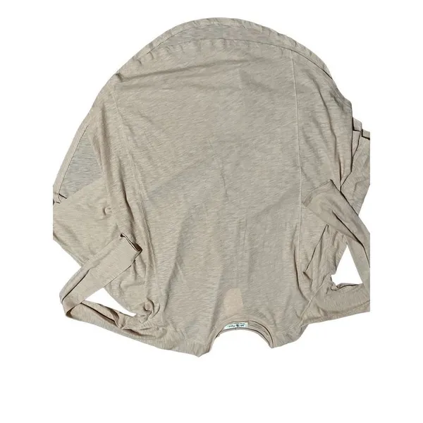 Free People Aria Trapeze Long Sleeve Top‎ XS Misty Mink Pink - Image 13