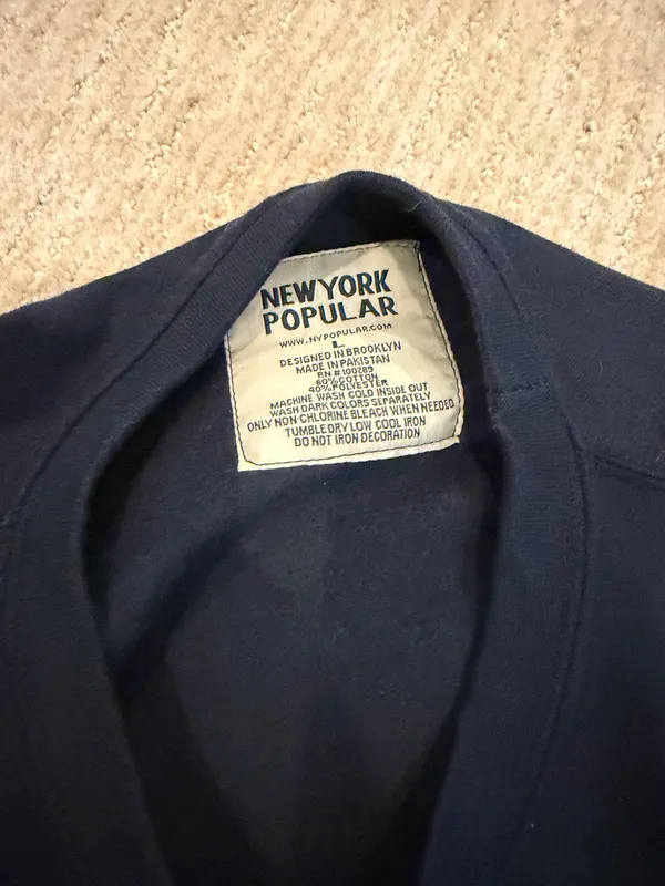 California crewneck Blue Size L - Image 2
