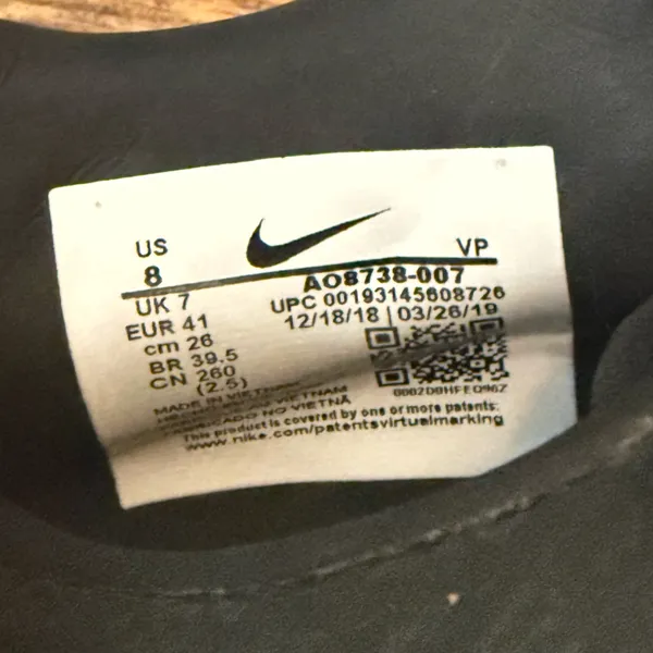 NIKE Phantom Venom Pro FG Black Volt Firm Ground Soccer Cleats Mens Size 8 - Image 8