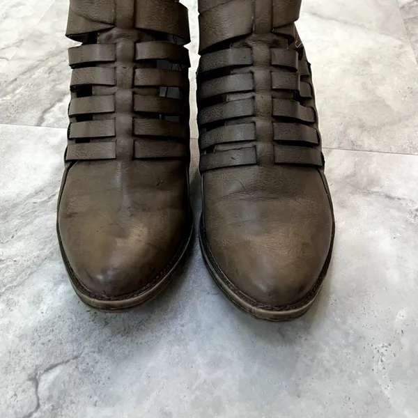 VOLATILE Booties Womens‎ 6.5 Brown McKenna Strappy Ankle Boots - Image 4