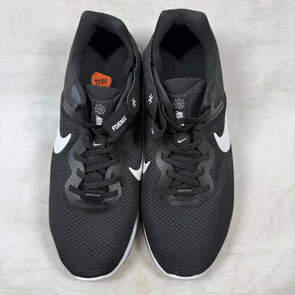 Nike Revolution 6 FlyEase Black White Womens Running Shoes DC8992-003 Size 11 - Image 3