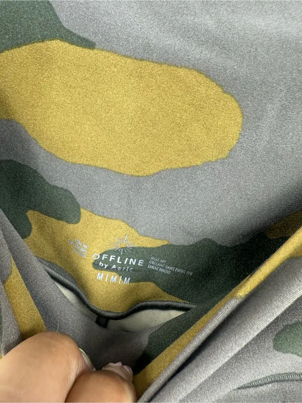 Aerie Camouflage Real Me Leggings Size Medium Gym Training Workout - Image 5