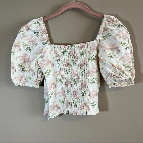 ✨‎ & Other Stories Women’s White Linen Blend Floral 0 - Image 8