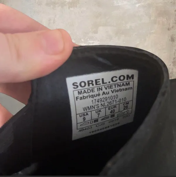 Sorel Black Chelsea Ankle Boots - Image 4