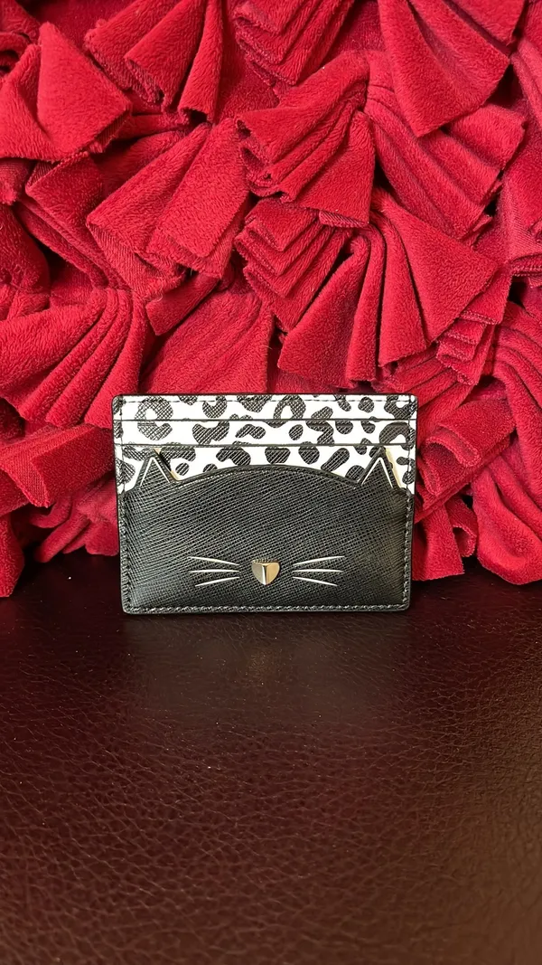 Meow Cat Large Zip Pouch New NWT - Image 5