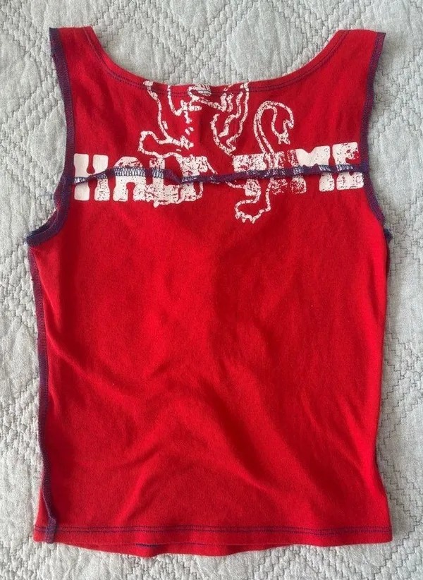 BDG Red Graphic Tank - Image 6