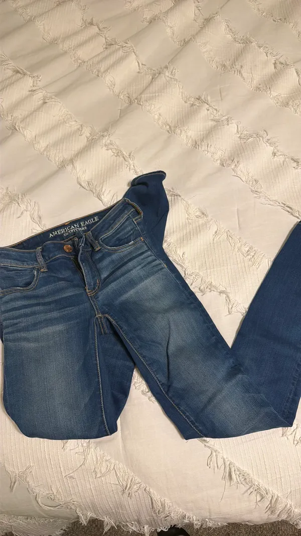 Blue American Eagle Super Stretch X Jeans - Image 3