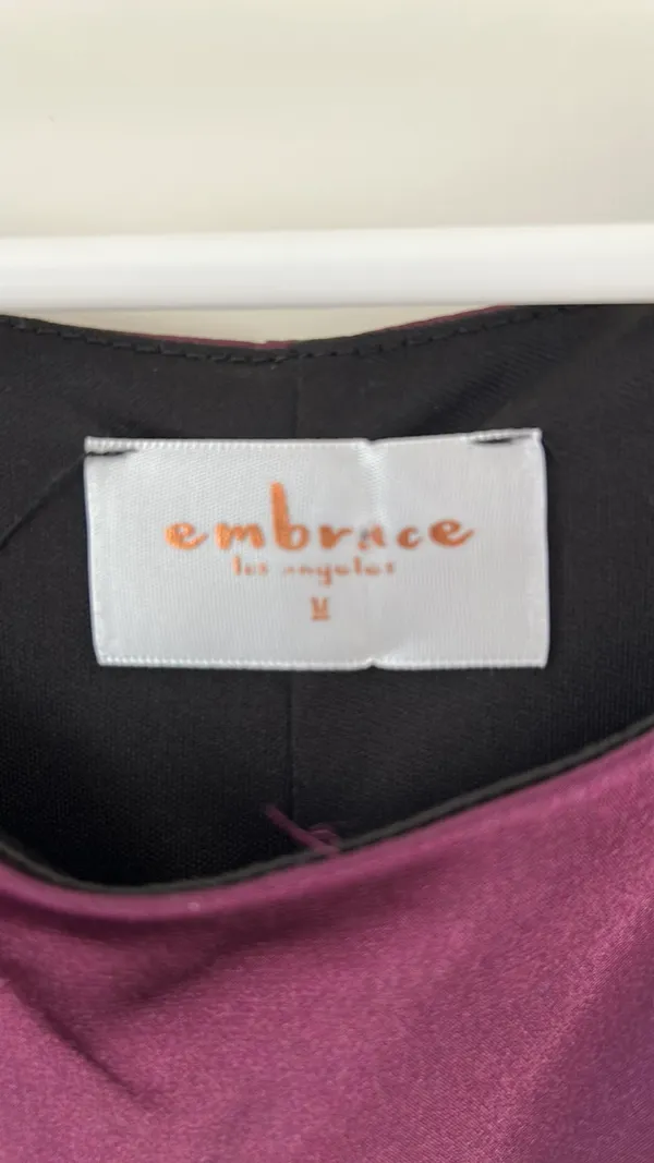 Embrace purple Satin top - Image 3