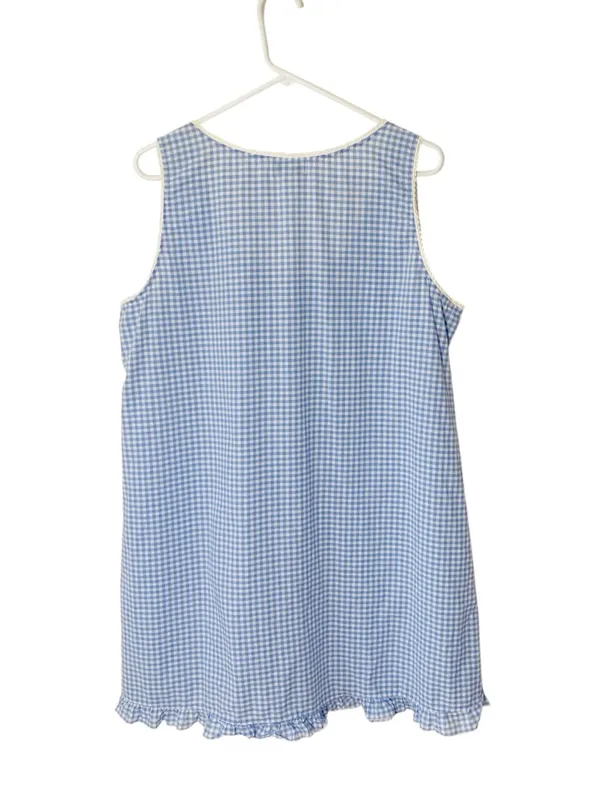 VINTAGE MISS ELAINE Gingham Nightgown - Image 2