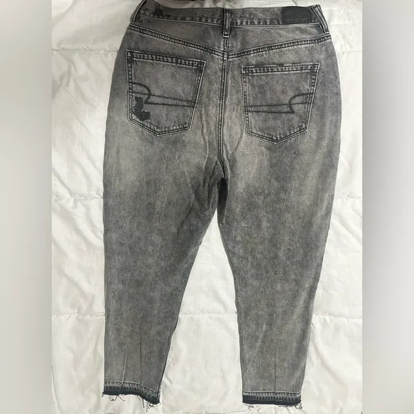 American Eagle Distressed Mom Jeans Size 6 Short - Image 2