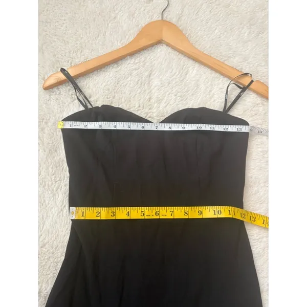 Lulus Dramatic Fanatic Black Strapless Tulle Trumpet Maxi Dress Size Small NWT - Image 7