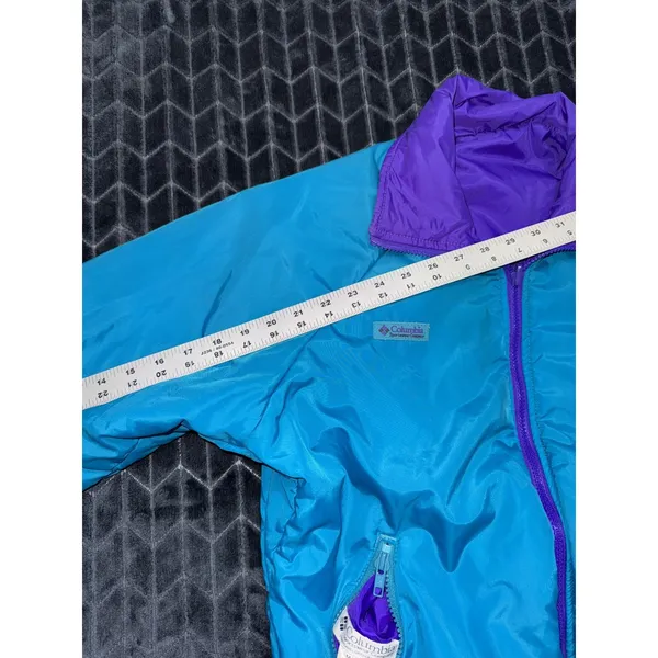 Vintage Columbia Women's Jacket Reversible Thinsulate Full Zip Size Medium - Image 11