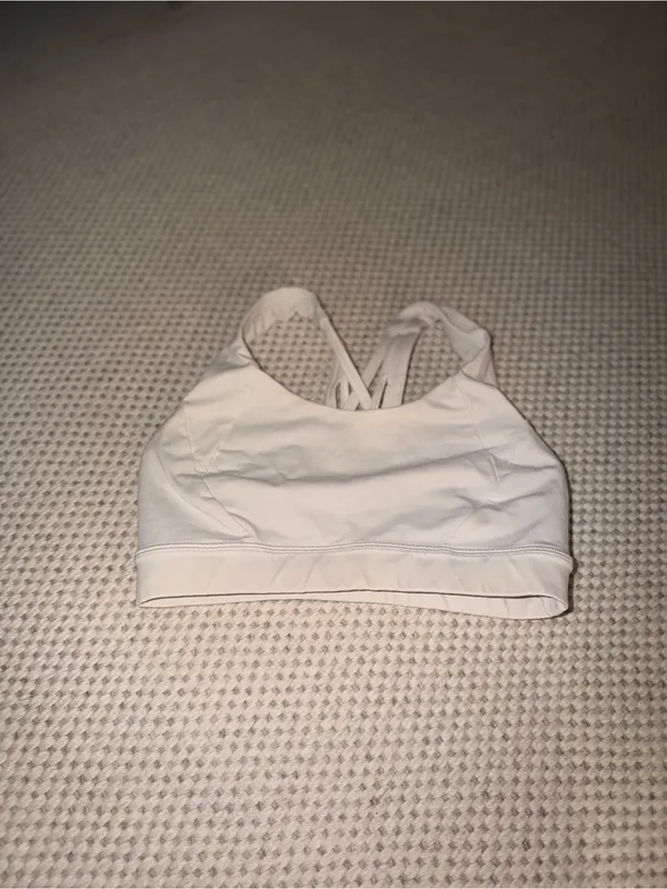 lululemon athletica White Scoop Sports Bra - Image 3
