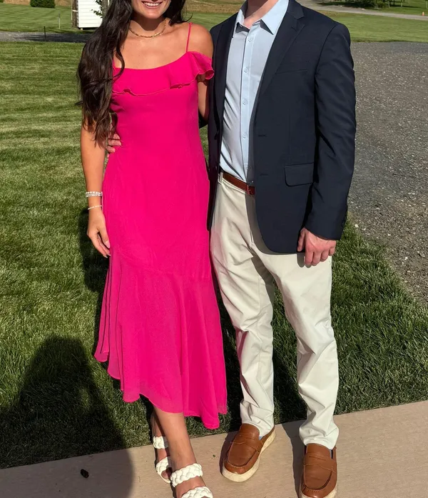 Anthropologie Pink Maxi Dress 6 - Image 2