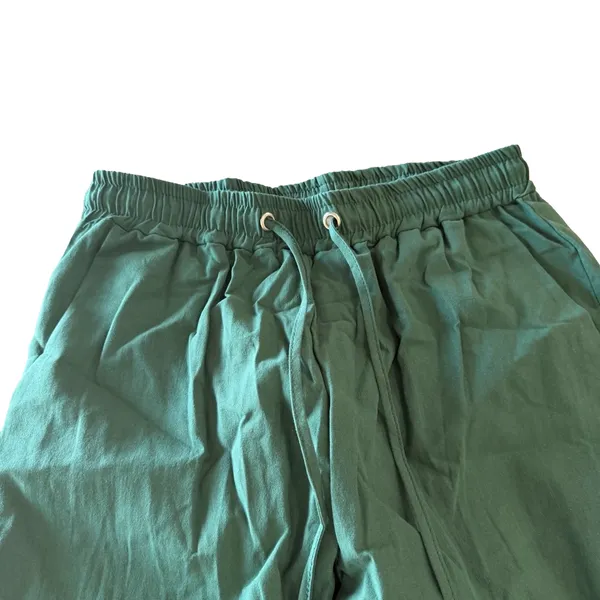 Women's Pull On Elastic Drawstring Linen Cotton Blend Pant Size Small #260698 - Image 2