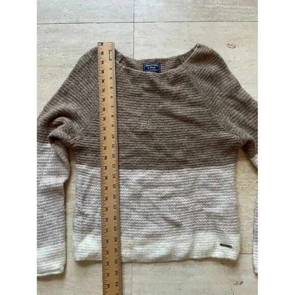 Abercrombie & Fitch Ombre Knit‎ Sweater Cozy Casual Wear XS - Image 6
