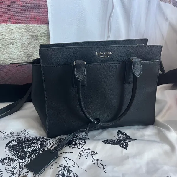 black Kate Spade Cameron Medium Satchel - Image 5