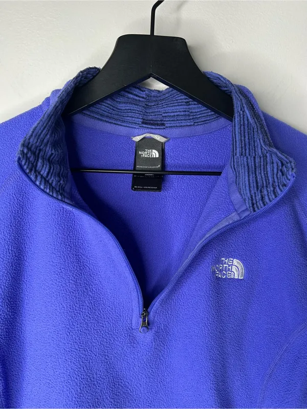 The North Face Purple Fleece Pullover Size XL - Image 3