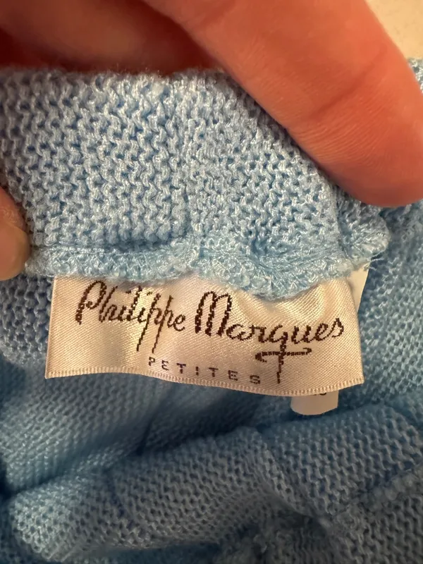 Philippe Marques Light Blue Pleated Midi Skirt - Women - Image 3