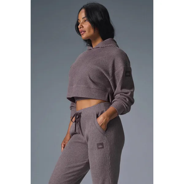 Alo Yoga Muse Hoodie Raisinette Heather M - Image 11